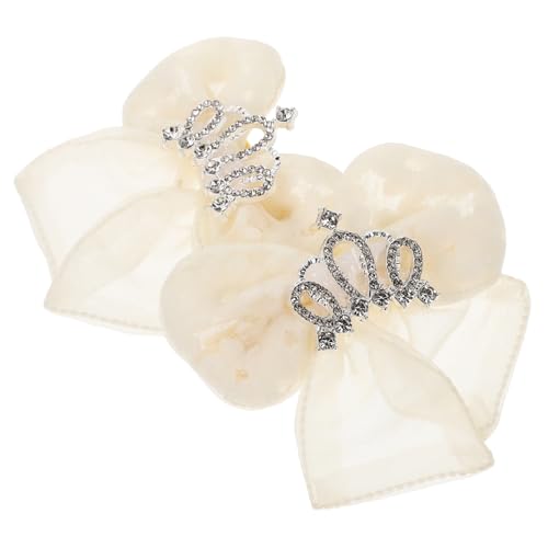 OHPHCALL Schöne Haarschleifen-clips 2 Stück Weiches Netzgewebe Haarnadel Haarspangen Für Mädchen Haardekor Stirnband Zubehör von OHPHCALL