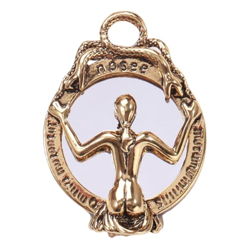 OHPHCALL Skelett Brosche Pin aus Leichtem Legierungsmetall Vielseitiges Gothic Accessoire mit Anhängerfunktion Modisches Schmuckstück für Damen und Herren Passend zu Mantel Schal Kostüm von OHPHCALL