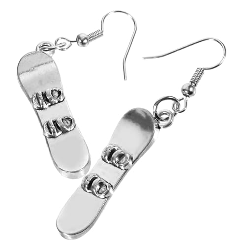 OHPHCALL Snowboard Anhänger Ohrringe Damen Dangle Ohrschmuck Leicht Modisch Robust Für Alltag Party Schmuck von OHPHCALL