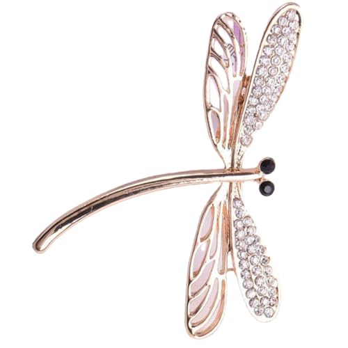 OHPHCALL Strass Libellen Brosche Anstecknadel aus Hochwertiger Legierung Funkelnder Schmuck für Kleidung Schals Taschen Modisches Accessoire für Damen und Besondere Anlässe von OHPHCALL