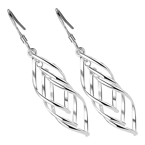 OHPHCALL Stylische Gedrehte Ohrringe für Damen Lange Tropfenohrringe mit Einzigartigem Design für Alltag und Besondere Anlässe als für Muttertag Geburtstage oder Jubiläen von OHPHCALL