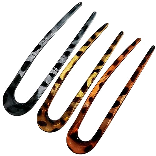 OHPHCALL U Förmige Haarnadeln Für Frauen Anti Rutsch Haarklammern Im Chinesischen Stil Moderne Und Einfache Haarspangen Aus Acetat Und Ideal Für Hochzeiten Und von OHPHCALL