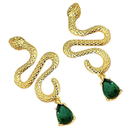 OHPHCALL Vintage Gothic Schlangenohrringe mit Quasten Leichte Ohrstecker für Damen Schmuckstücke im Retro Stil Langlebig und Vielseitig für Alltag Geburtstag und Hochzeit von OHPHCALL