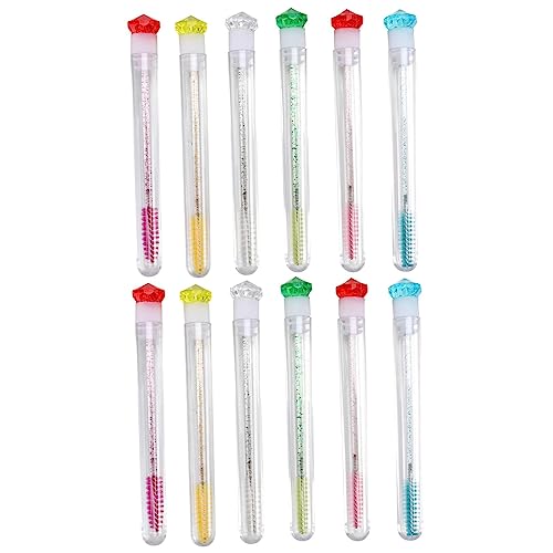 OHPHCALL Wild Eyebrow Brush And Mascara Wands Kit 12-teiliges Buntes Wimpernrohr für von OHPHCALL