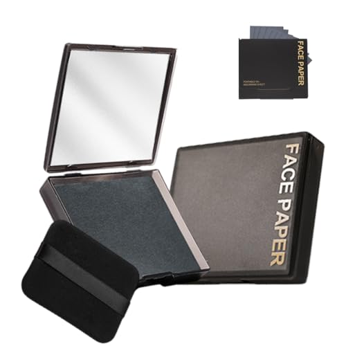 OHREN 1 Stück Facial Blotting Paper(Mit Nachfüllpackung mit 100 Tabletten, insgesamt 200 Tabletten),Oil-Absorbing Sheets, for Men and Women,200PCS von OHREN