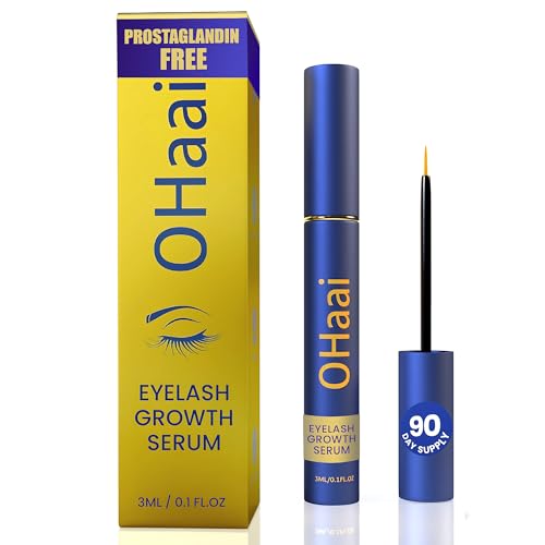 Premium Wimpern-Wachstums-Serum für Frauen – Wimpern-Booster mit natürlicher Formel, um sie länger, dicker und gesünder zu machen; vegan, ohne Rohstoffe Premium Wimpern-Wachstums-Serum für Frauen – Wimpern-Booster mit natürlicher Formel, um sie länger, dicker und gesünder zu machen; vegan, ohne Rohstoffe von OHaai