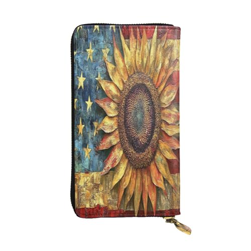 OIBNKCN Hochwertige Geldbörse aus Leder mit Metall-Reißverschluss, mehrere Kartenfächer, Bargeldfächer, ideales Geschenk für Sie oder Ihn von OIBNKCN