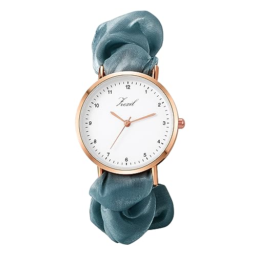 OIDEA Damen Uhren elastisch Haarband: Blau eifache Armbanduhr Analog Quarz mit Haargummi Elastisch Armband Geschenk für Frauen Mädchen OIDEA Damen Uhren elastisch Haarband: Blau eifache Armbanduhr Analog Quarz mit Haargummi Elastisch Armband Geschenk für Frauen Mädchen von OIDEA