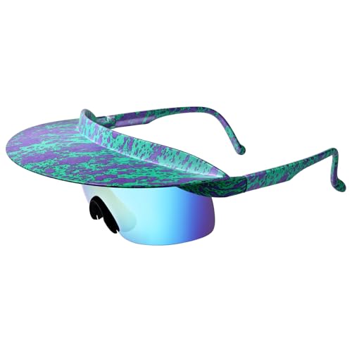 OIDEA Kinder Sonnenbrille mit Krempe Jugend: Gelb UV400 Sonnenbrille mit Silikonnasenpads Sport Outdoors Radfahren für Jungen Mädchen von OIDEA