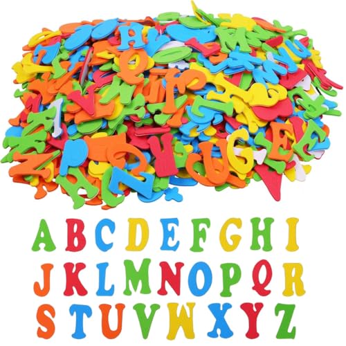 OIGWBPH 130 Stück Moosgummi Buchstaben,Selbstklebend Buchstaben Aufkleber buchstaben zum aufkleben Filzbuchstaben klebebuchstaben groß sticker buchstaben für Kinder DIY Handwerk von OIGWBPH