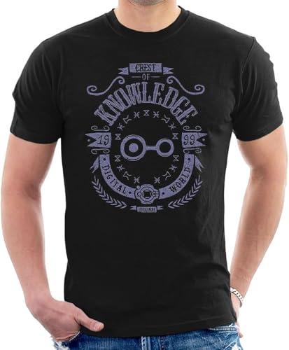 Digimon Crest of Knowledge Men's T-Shirt T-Shirts & Hemden(X-Large) von OIU967T16VXJ