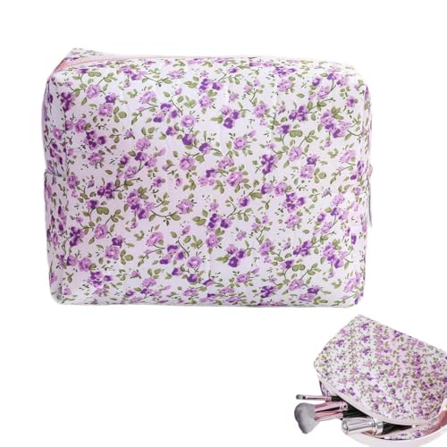 1 Stück Kosmetiktasche Kulturtasche Make up Tasche Reise Waschtasche Cord Make up Organizer Waschbeutel Klein Kulturbeutel Schminktasche Multifunktionaler Kosmetikbeutel Set für Damen Mädchen von OIUAVYR