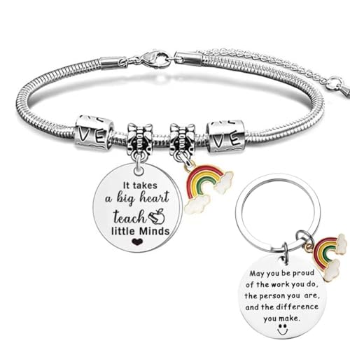 1 Stück inspirierendes Armband Das geburtstagsgeschenk für frauen frauen besten freunde töchter mutter kollegen,armband,Ketten Armbander für Damen,mit Schlüsselanhänger von OIUAVYR