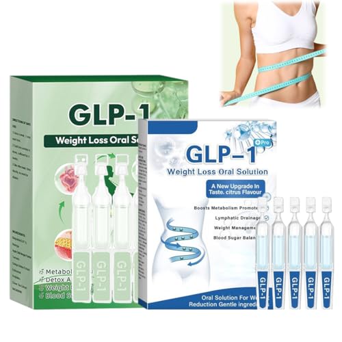 GLP-1 Orale lósung, GLP-1 Orale Flüssigkeit, Glp 1 Abnehmen Tropfen, GLP 1 orale lösung GLP-1 Oral Solution, Natürliche pflanzlichen Extrakten für Frauen und Männer (Grün und Blau) von OIXYAZ