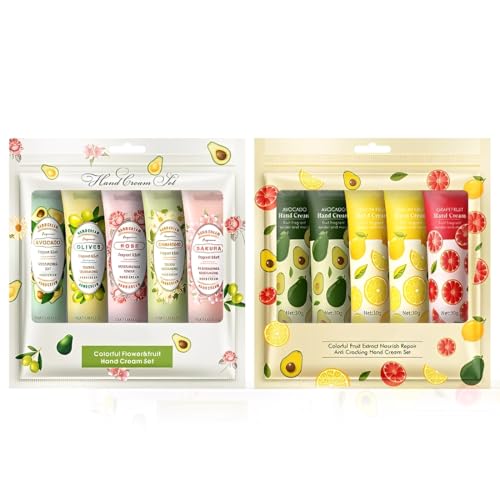 OIXYA Handcreme,Mini Hand Cream Set, 10 x 30 ml Hand Cream,weihnachtsgeschenke,Small Gift for Women, Christmas & Birthday Gift,kleine geschenke für kollegen,Fragrance Hand Day Night Cream OIXYA Handcreme,Mini Hand Cream Set, 10 x 30 ml Hand Cream,weihnachtsgeschenke,Small Gift for Women, Christmas & Birthday Gift,kleine geschenke für kollegen,Fragrance Hand Day Night Cream von OIXYAZ