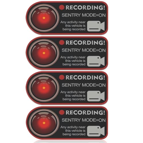 OIXYAZ 4 Stück Dashcam aufkleber,Warnung Dash Cam Recording Fenster Stickers Vehicle Kamera Sicherheit Dash Cam Signs OIXYAZ 4 Stück Dashcam aufkleber,Warnung Dash Cam Recording Fenster Stickers Vehicle Kamera Sicherheit Dash Cam Signs von OIXYAZ