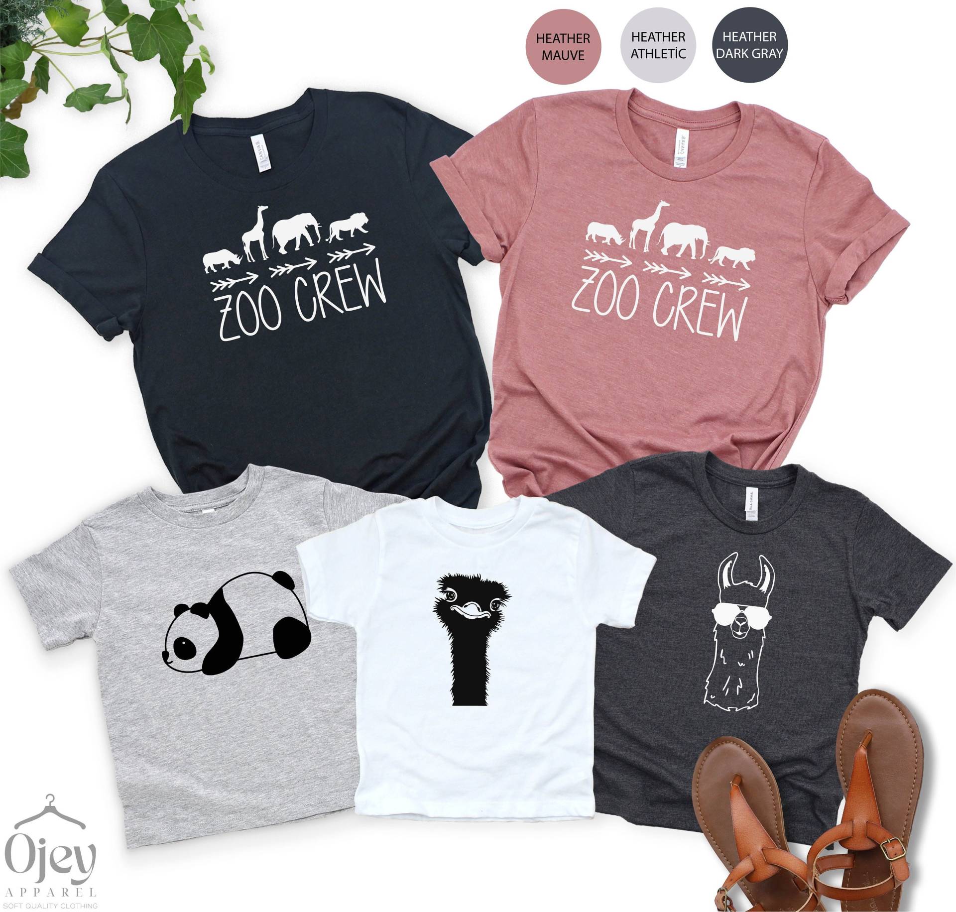 Benutzerdefinierte Familie Zoo Shirt, Crew Shirts, Benutzerdefinierte Ausflug Cousins Exkursion von OJEYAPPAREL