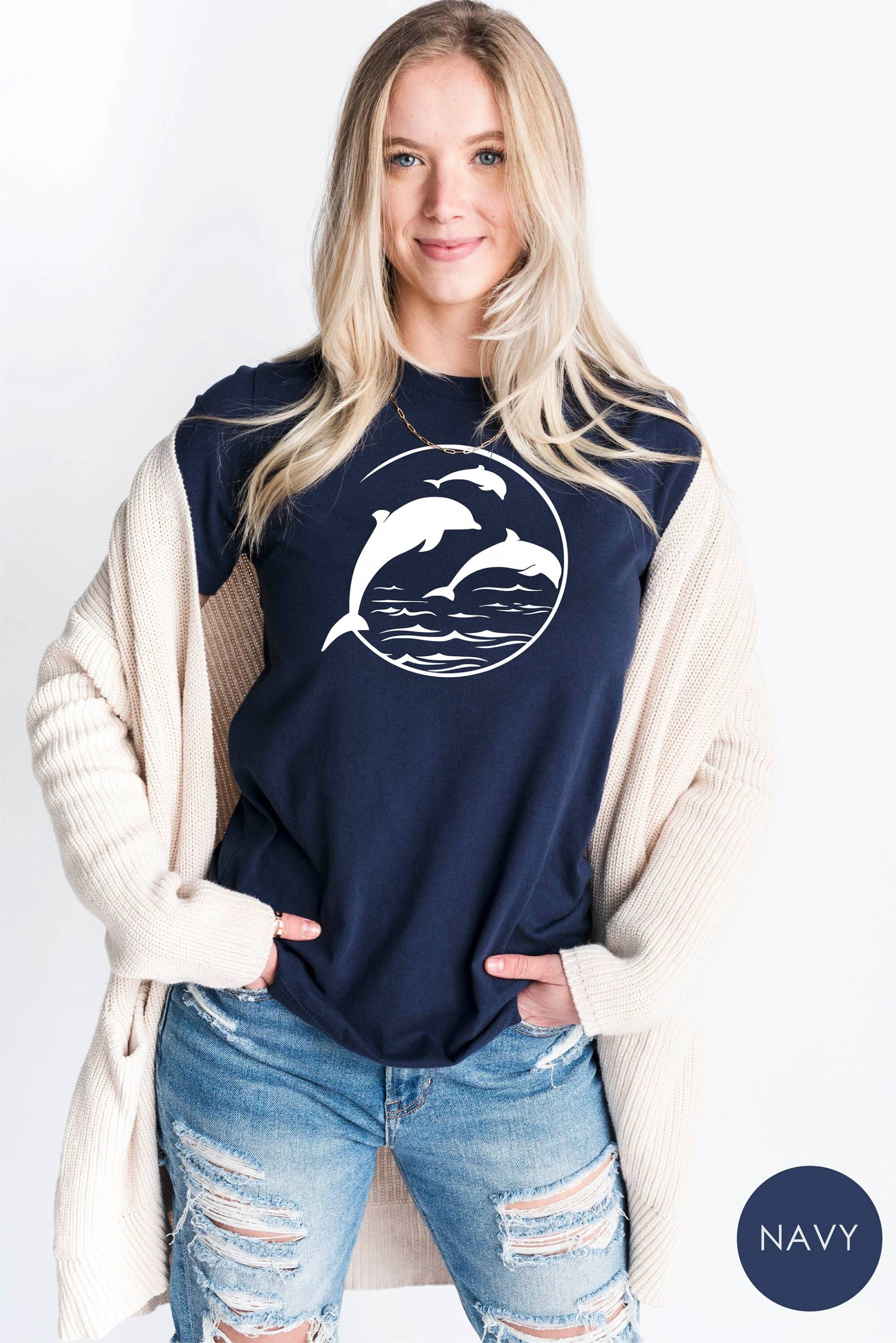Delfin Shirt, Liebhaber Ozean Shirts, Umwelt Wasser Geschenk Kinder Shirts von OJEYAPPAREL
