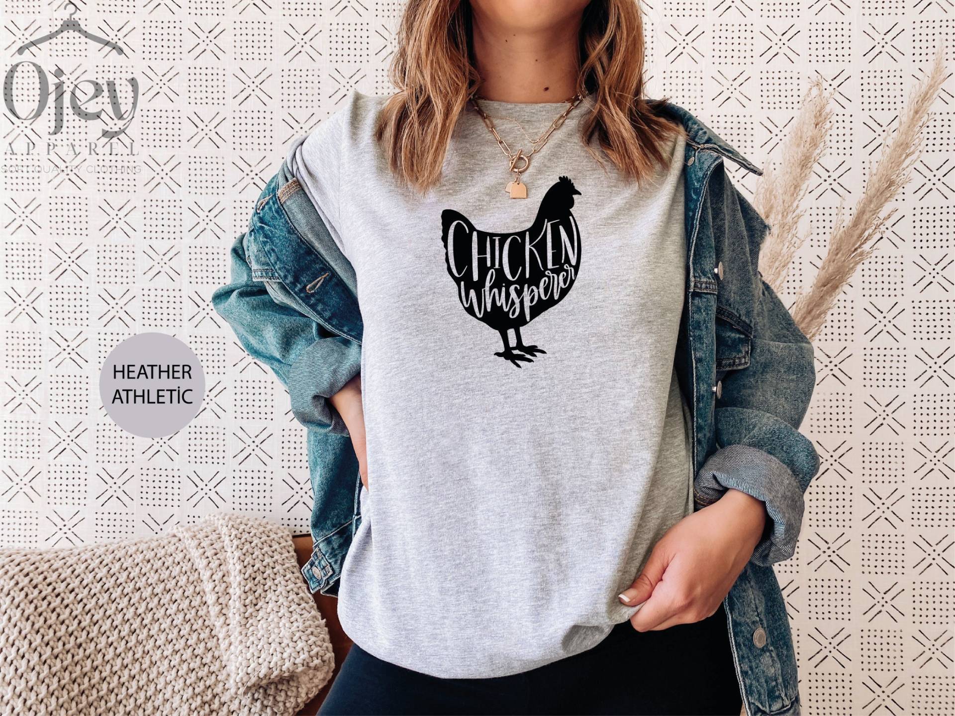 Huhn Flüsterer Shirt, Liebhaber Mama Farmer Lustiges Shirt von OJEYAPPAREL