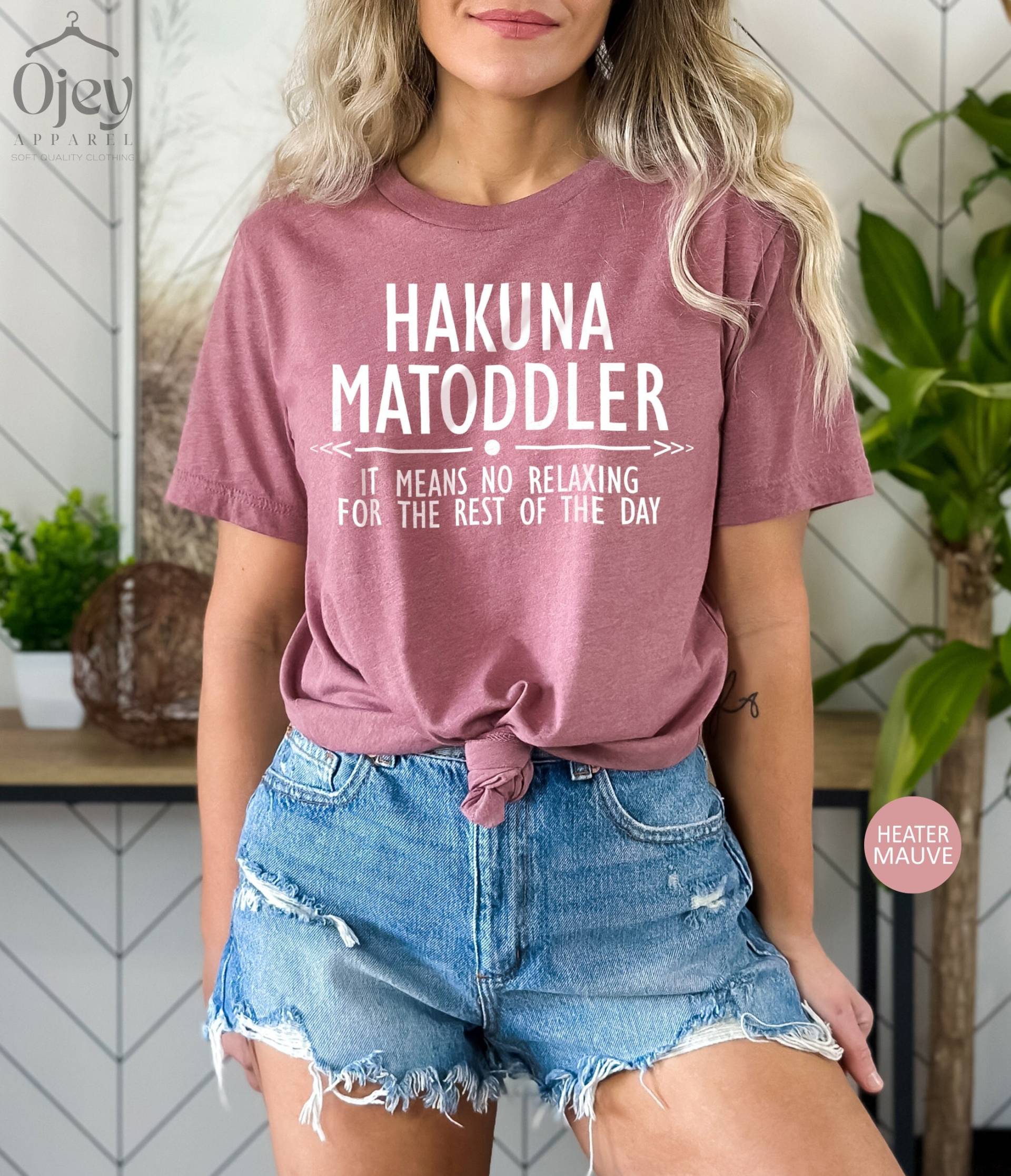 Lustiges Kleinkind Mama Muttertag Shirt, Hakuna Ma Lustige Mutterschaft Shirts, Shirts Für Muttertag, Geschenk von OJEYAPPAREL