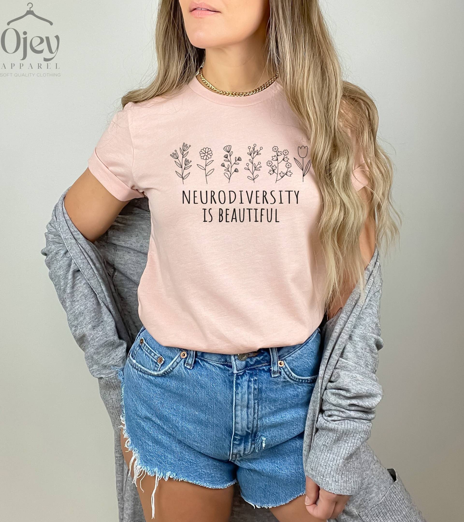 Neurodiversität Shirt, Autismus Shirts, Bewusstsein Mom Tshirt, Shirt Für Lehrer, Geschenk von OJEYAPPAREL