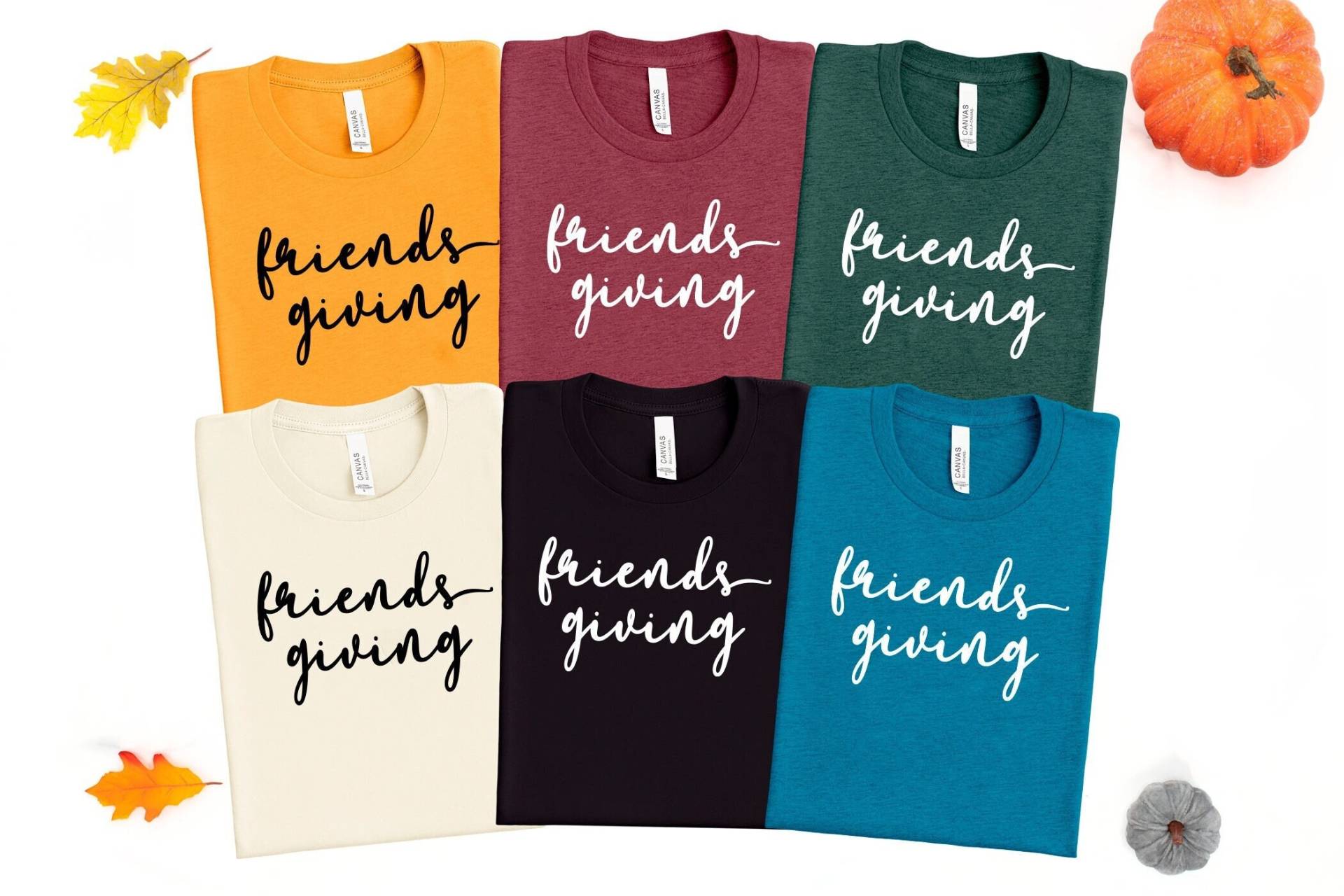 Thanksgiving Shirts, Danksagung Freunde Friendsgiving Tees, Passende Freund Geschenke, Geschenk Für von OJEYAPPAREL