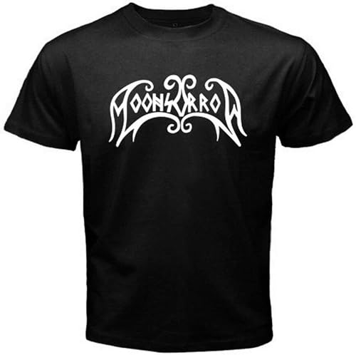 New Moonsorrow Band Logo Men's Black T-Shirt Black Hemden(X-Large) von OJWKSXLL