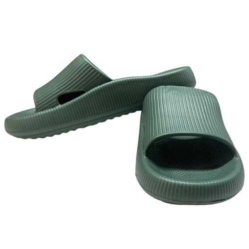 OJXTRDE Badelatschen Herren Damen Hausschuhe mit Fußgewölbestütze,leichte Wolkenschuhe Rutschfest Schlappen Strand Sandalen Schuhe für den Innen- und Außenbereich von OJXTRDE