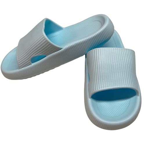 OJXTRDE Badelatschen Herren Damen Hausschuhe mit Fußgewölbestütze,leichte Wolkenschuhe Rutschfest Schlappen Strand Sandalen Schuhe für den Innen- und Außenbereich von OJXTRDE
