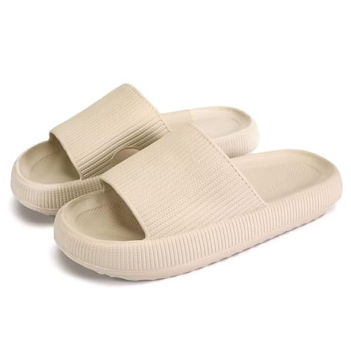 OJXTRDE Unisex Kinder Badeschuhe Hausschuhe Jungen Mädchen Sommer Hausschuhe Dusche Strand Slides Sandalen EVA Cozy Slides Dicke Sohle Wolken Pantoletten von OJXTRDE