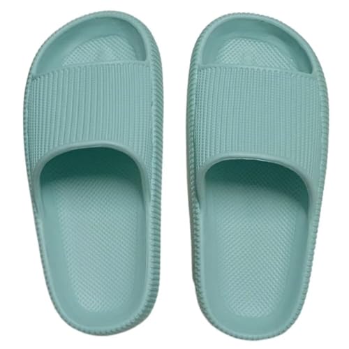 OJXTRDE Unisex Kinder Badeschuhe Hausschuhe Jungen Mädchen Sommer Hausschuhe Dusche Strand Slides Sandalen EVA Cozy Slides Dicke Sohle Wolken Pantoletten von OJXTRDE