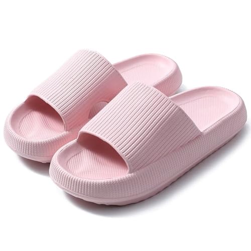 OJXTRDE Unisex Kinder Badeschuhe Hausschuhe Jungen Mädchen Sommer Hausschuhe Dusche Strand Slides Sandalen EVA Cozy Slides Dicke Sohle Wolken Pantoletten von OJXTRDE