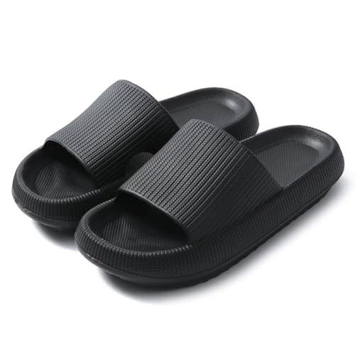 OJXTRDE Unisex Kinder Badeschuhe Hausschuhe Jungen Mädchen Sommer Hausschuhe Dusche Strand Slides Sandalen EVA Cozy Slides Dicke Sohle Wolken Pantoletten von OJXTRDE