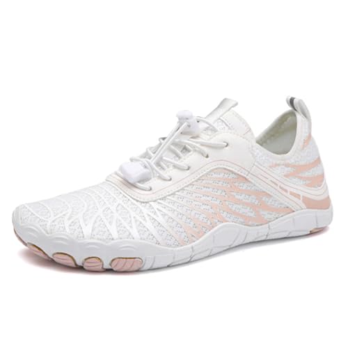 OKESYO Unisex Barfußschuhe Herren Damen Wasserschuhe rutschfest Traillaufschuhe Sommer Atmungsaktiv Fitnessschuhe mit Breiter Zehenbox Schnell Trocknend EU 36-47 OKESYO Unisex Barfußschuhe Herren Damen Wasserschuhe rutschfest Traillaufschuhe Sommer Atmungsaktiv Fitnessschuhe mit Breiter Zehenbox Schnell Trocknend EU 36-47 von OKESYO