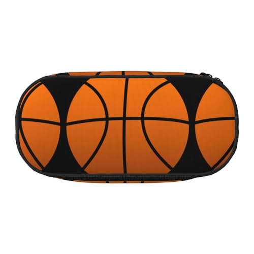 Basketball Nette Ästhetische Große Kapazität Reißverschluss Bleistift Fällen Stift,Tragbarer Schreibtisch Organizer für Erwachsene, blacks, One size, Tasche Organizer von OKFSTY
