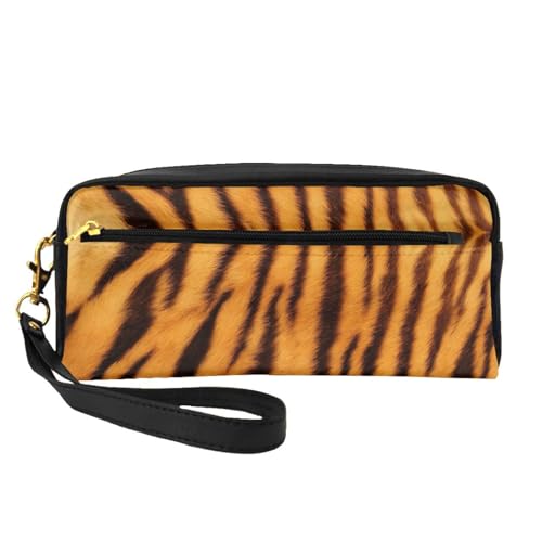 Kleine Make-up-Tasche mit Tiger-Streifenmuster, Reise-Make-up-Tasche, Kosmetiktasche für Damen, Kosmetiktasche, langlebiger Reißverschluss, Schwarz , Einheitsgröße, Kosmetiktasche Kleine Make-up-Tasche mit Tiger-Streifenmuster, Reise-Make-up-Tasche, Kosmetiktasche für Damen, Kosmetiktasche, langlebiger Reißverschluss, Schwarz , Einheitsgröße, Kosmetiktasche von OKFSTY