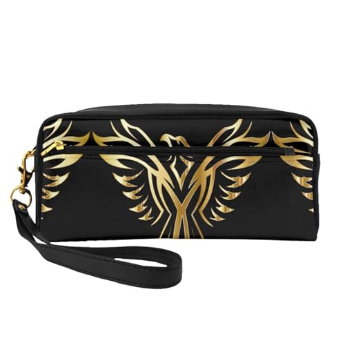 Phoenix Kleine Make-up-Tasche, Reise-Make-up-Tasche, Kosmetiktasche für Damen, Kosmetiktasche, langlebiger Reißverschluss, Schwarz , Einheitsgröße, Kosmetiktasche Phoenix Kleine Make-up-Tasche, Reise-Make-up-Tasche, Kosmetiktasche für Damen, Kosmetiktasche, langlebiger Reißverschluss, Schwarz , Einheitsgröße, Kosmetiktasche von OKFSTY