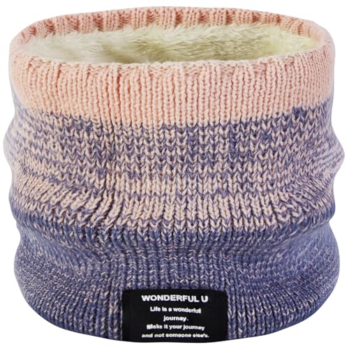 OKIDSO Winter Schlauchschal Schal Herren Loop - Fleece Halswärmer Multifunktionstuch Sport Ski Halsschlauch Thermo Winddichte Nackenwärmer Halstuch Fahrrad Halstücher for Herren Damen von OKIDSO