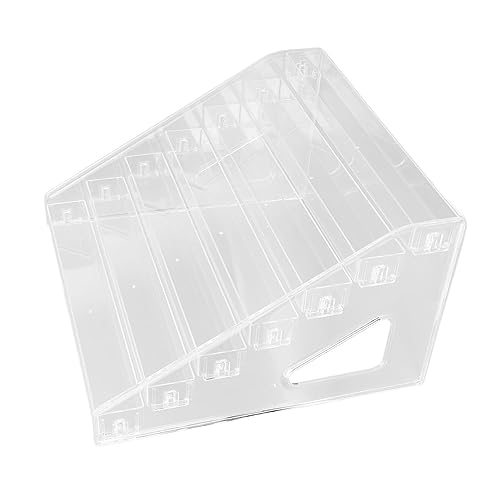 7-stufiges Acryl-Nagellack-Organizer-Regal, transparenter Nagellack-Ausstellungsständer, Regal zur Brillenaufbewahrung, ätherische Öle, Flaschenhalter, Make-up-Organizer von OKJHFD