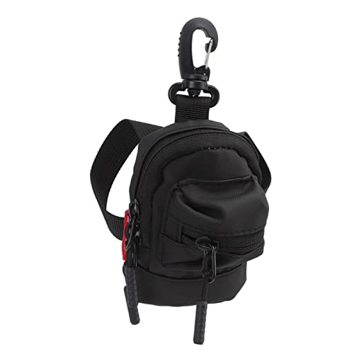 Mini-Rucksack-Stil, Schlüsselanhänger, Münzgeldbörse, Multifunktionale Tasche, Geldbeutel, Kleine Geldbörsen, Geldbörsen, Taschen, Beutel, Hängende Anhänger, Make-up-Taschen(Schwarz) von OKJHFD