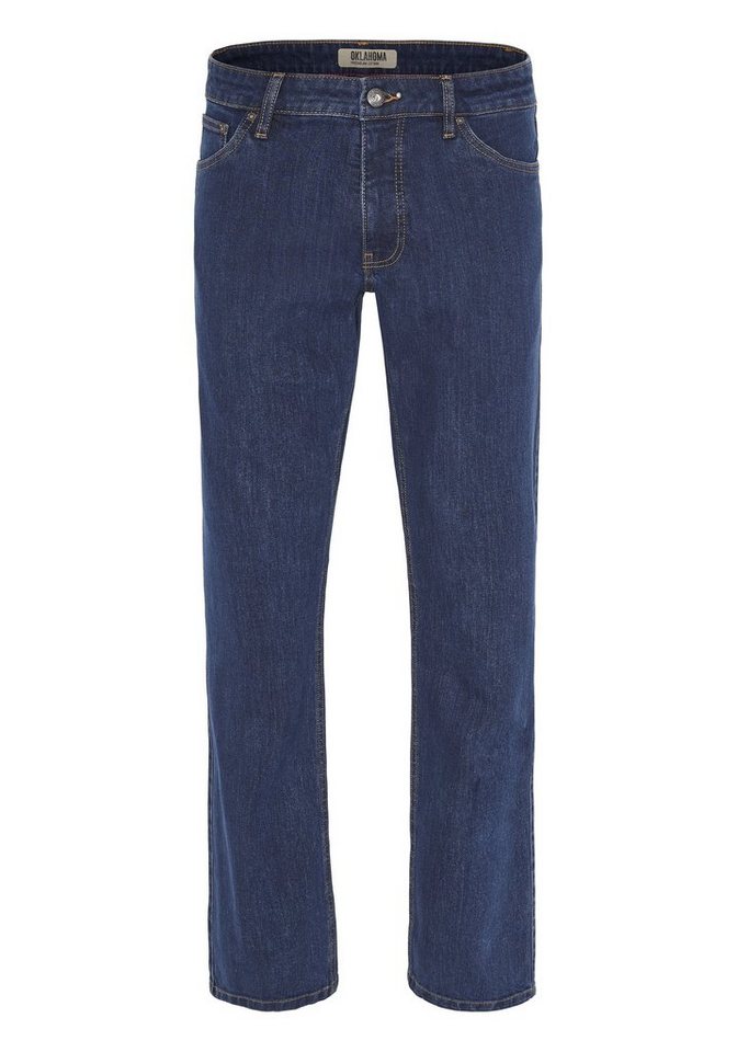 OKLAHOMA PREMIUM DENIM Straight-Jeans in klassischer Waschung (1-tlg) von OKLAHOMA PREMIUM DENIM