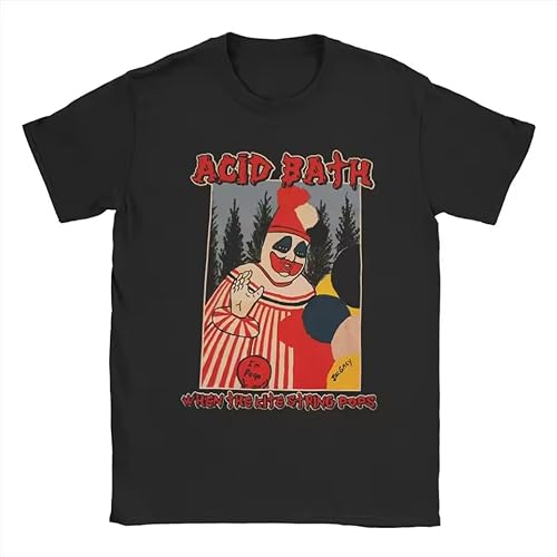 Acid Bath T Shirts Cotton Clothes Novelty Summer T-Shirt Black L Acid Bath T Shirts Cotton Clothes Novelty Summer T-Shirt Black L von OKMN76huc