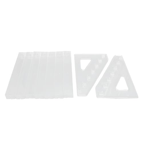 Make -up -Organizer Ständer 7 Schichten Treppenstil Clear Nagellackhalter für Lidschattenlippenstiftlagerung von OKOVO