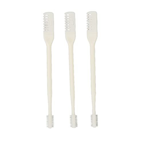 Manuell tragbares Nasenhaarwerkzeug 3PCS Doppelseitiges Messer Einfacher Aufbewahrung für die Reise von OKOVO