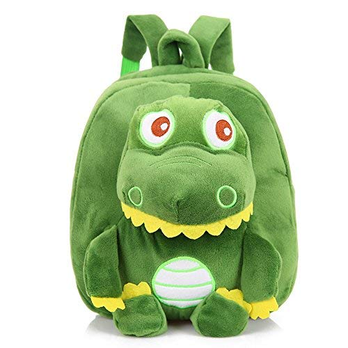 Kinder Dinosaurier Rucksack Vorschule Kleinkind Rucksack 3D Niedlich Tier Kinder Rucksäcke für Jungen Mädchen, grün, Einheitsgröße von OKSakady