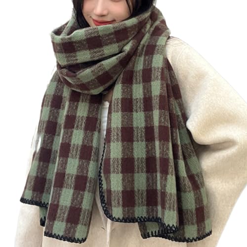 OKSakady Frauen Weiche Tartan Schal Warme Große Lange Schal und Wrap Winter Stole Decke für Damen von OKSakady