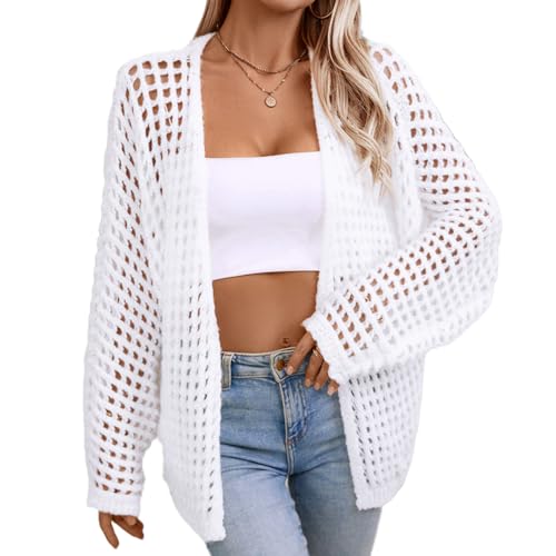OKSakady Leicht Geeignet für Ganzjahres Cardigan für Frauen Nette HäkelCardigans Pullover von OKSakady