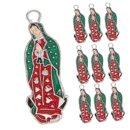 OKUMEYR 10 Stück Teiliges Metallanhänger Mary Charms für DIY Schmuckherstellung Vielseitige Charms für Armband und Halskette Kreative Bastelaccessoires für Schmuckliebhaber OKUMEYR 10 Stück Teiliges Metallanhänger Mary Charms für DIY Schmuckherstellung Vielseitige Charms für Armband und Halskette Kreative Bastelaccessoires für Schmuckliebhaber von OKUMEYR