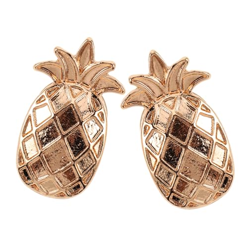 OKUMEYR 2 Stück Ananas Broschen Cartoon Design Leichte Anstecknadeln Für Kleidung Cardigan Clip Hawaiian Luau Party Accessoires Stylische Sommerbrosche von OKUMEYR