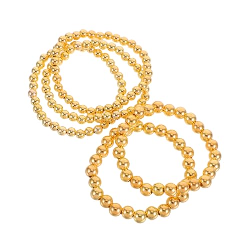 OKUMEYR 5 Stück Legierungskette mit Simulierten Perlen Boho Schmuck für Partys und Anlässe Verstellbare Strandperlenarmbänder OKUMEYR 5 Stück Legierungskette mit Simulierten Perlen Boho Schmuck für Partys und Anlässe Verstellbare Strandperlenarmbänder von OKUMEYR